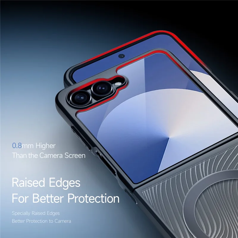 DUXDUCIS SAMSUNG Z FLIP 7 AIMO MAG CASE BLACK AIMO-0404 - Image 3