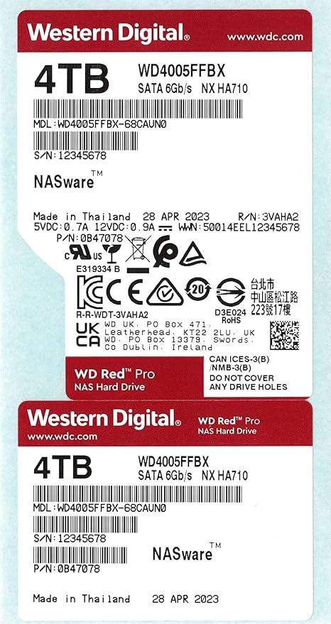WD 4TB RED PLUS 256MB SATA 6GB/S -WD40EFPX - Image 3
