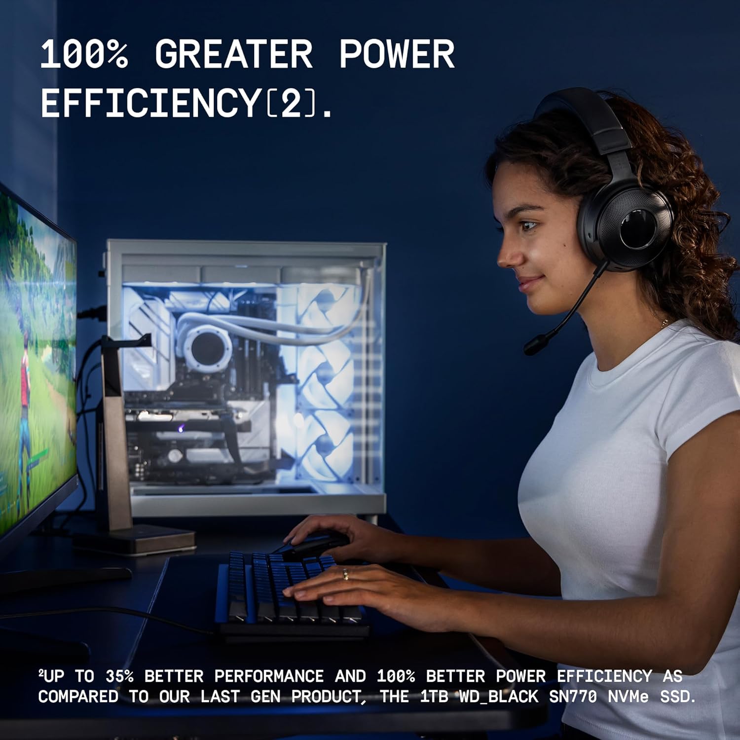 WD INTERNAL GAME DRIVE SN7100 2TB SSD NVME M.2 2280 GEN 4 7250MB/S BLACK WDS200T4X0E-00CJA0 - Image 4