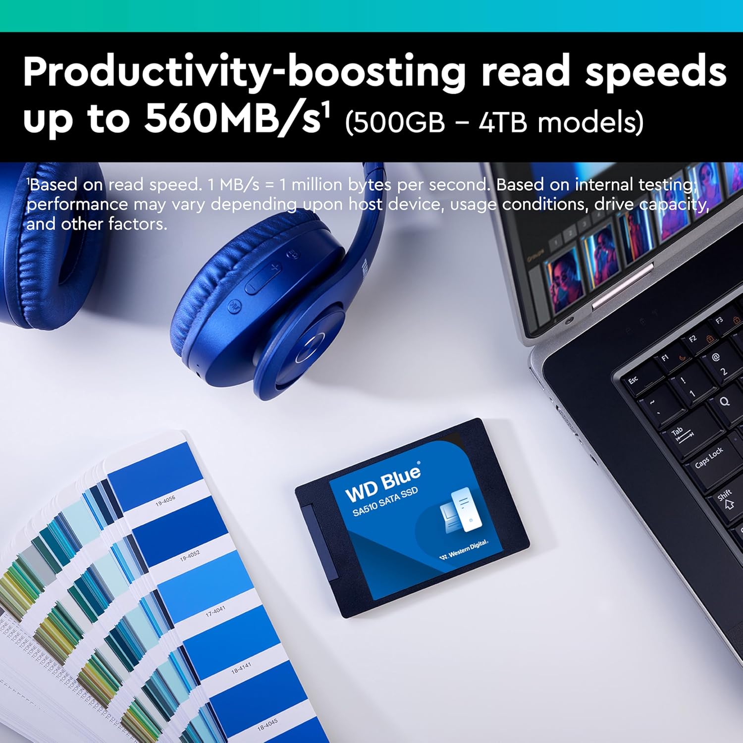 WD BLUE SSD SATA SA510 500GB UP TO 560MB/S WDS500G3B0A-00AXR0 - Image 3
