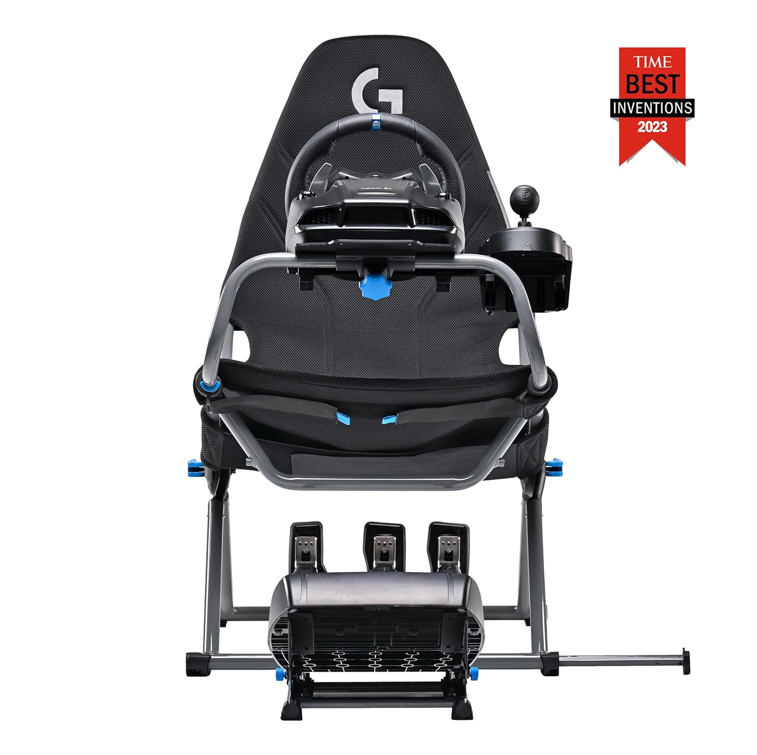 LOGITECH G EDITION FOLDABLE SIM RACING PLAYSEAT CHALLENGE X COCKPIT GREY G00248 - Image 6