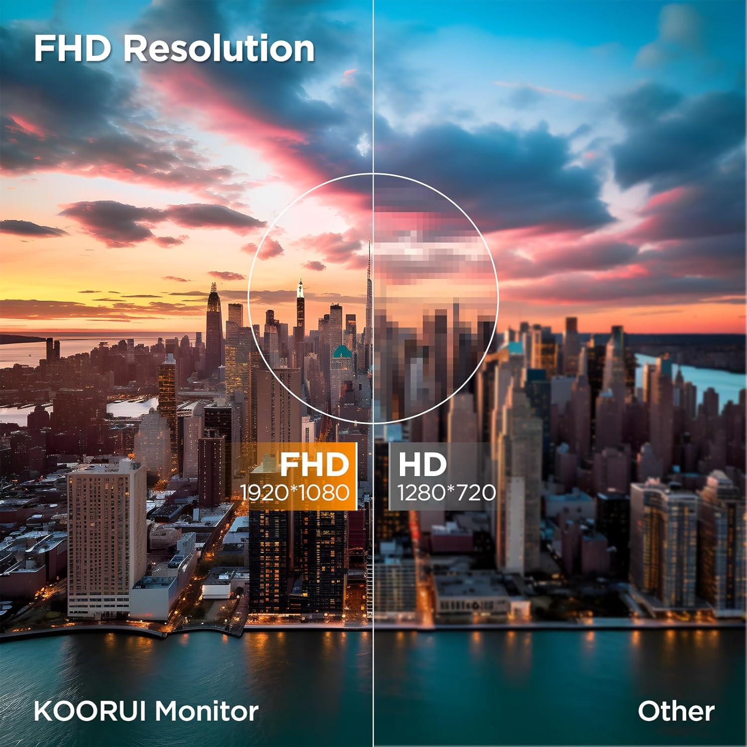 KOORUI 24-INCH FHD 1920X1080 75HZ CURVED GAMING MONITOR BLACK 24N5CA - Image 2