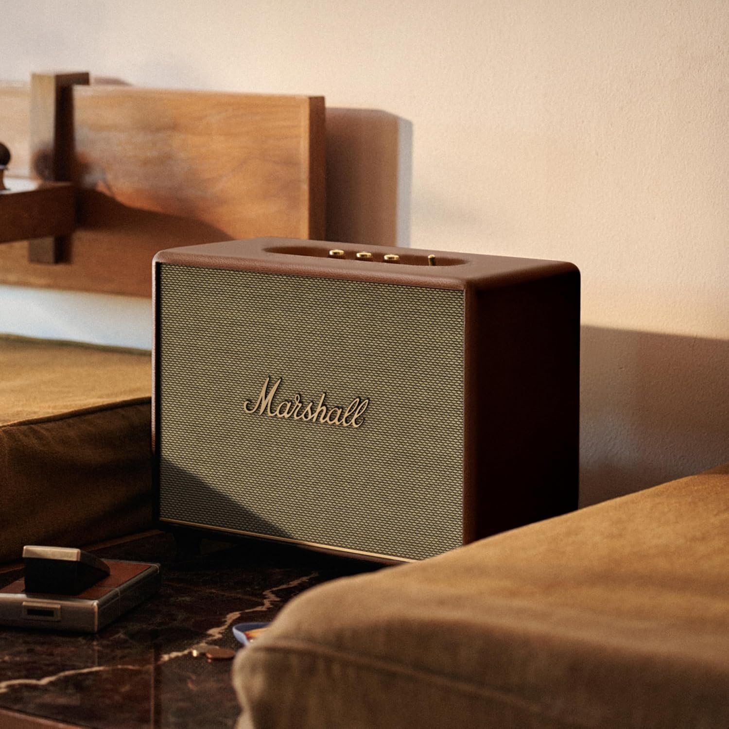MARSHALL WOBURN III PORTABLE BLUETOOTH SPEAKER BROWN WOBURNBT III BR - Image 2