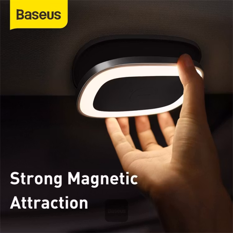 BASEUS BRIGHT CAR READING LIGHT BLACK CRYDD01-01 - Image 2