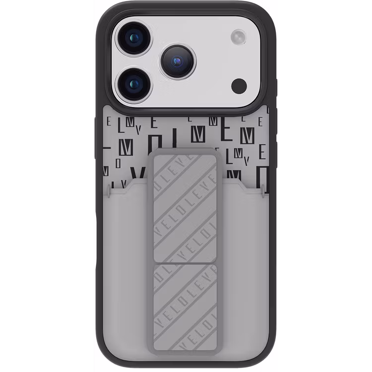 LEVELO MORPHIX IPHONE 17 PRO GRIPSTAND CASE WITH CARD HOLDER CLOUD GREY LVLMRPGCIP17PCGY - Image 5