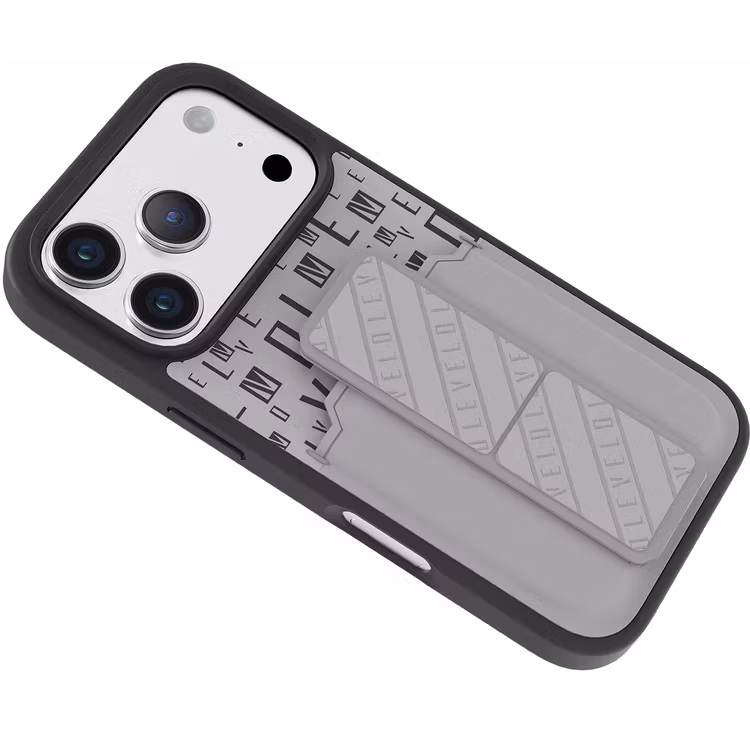 LEVELO MORPHIX IPHONE 17 PRO GRIPSTAND CASE WITH CARD HOLDER CLOUD GREY LVLMRPGCIP17PCGY - Image 7