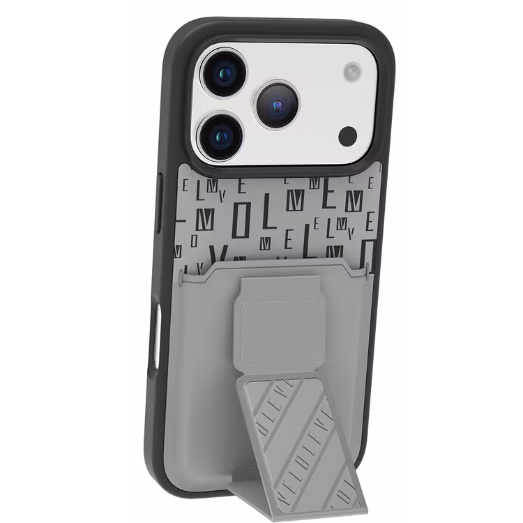 LEVELO MORPHIX IPHONE 17 PRO GRIPSTAND CASE WITH CARD HOLDER CLOUD GREY LVLMRPGCIP17PCGY - Image 4