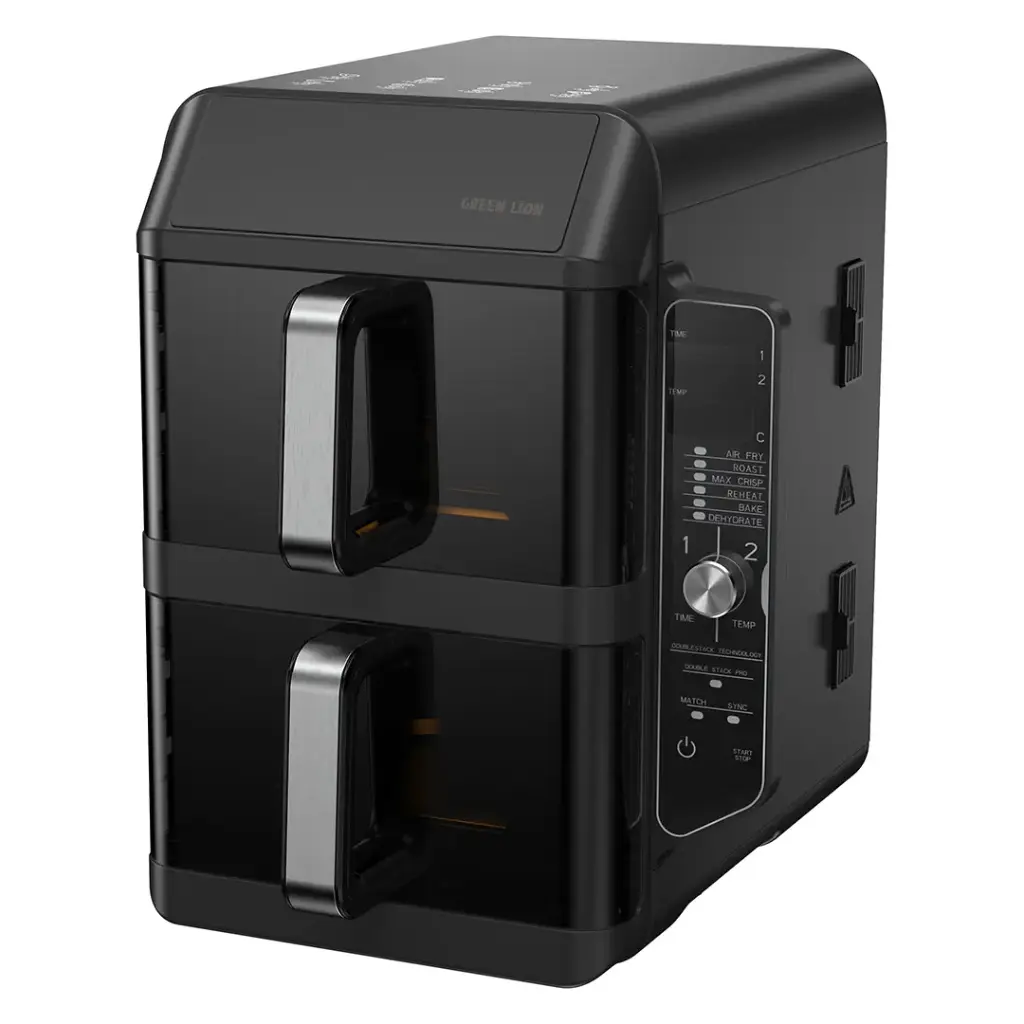 GREEN LION DOUBLE DECKER PRO DIGITAL AIR FRYER BLACK GNDBLDKRPRBK - Image 5