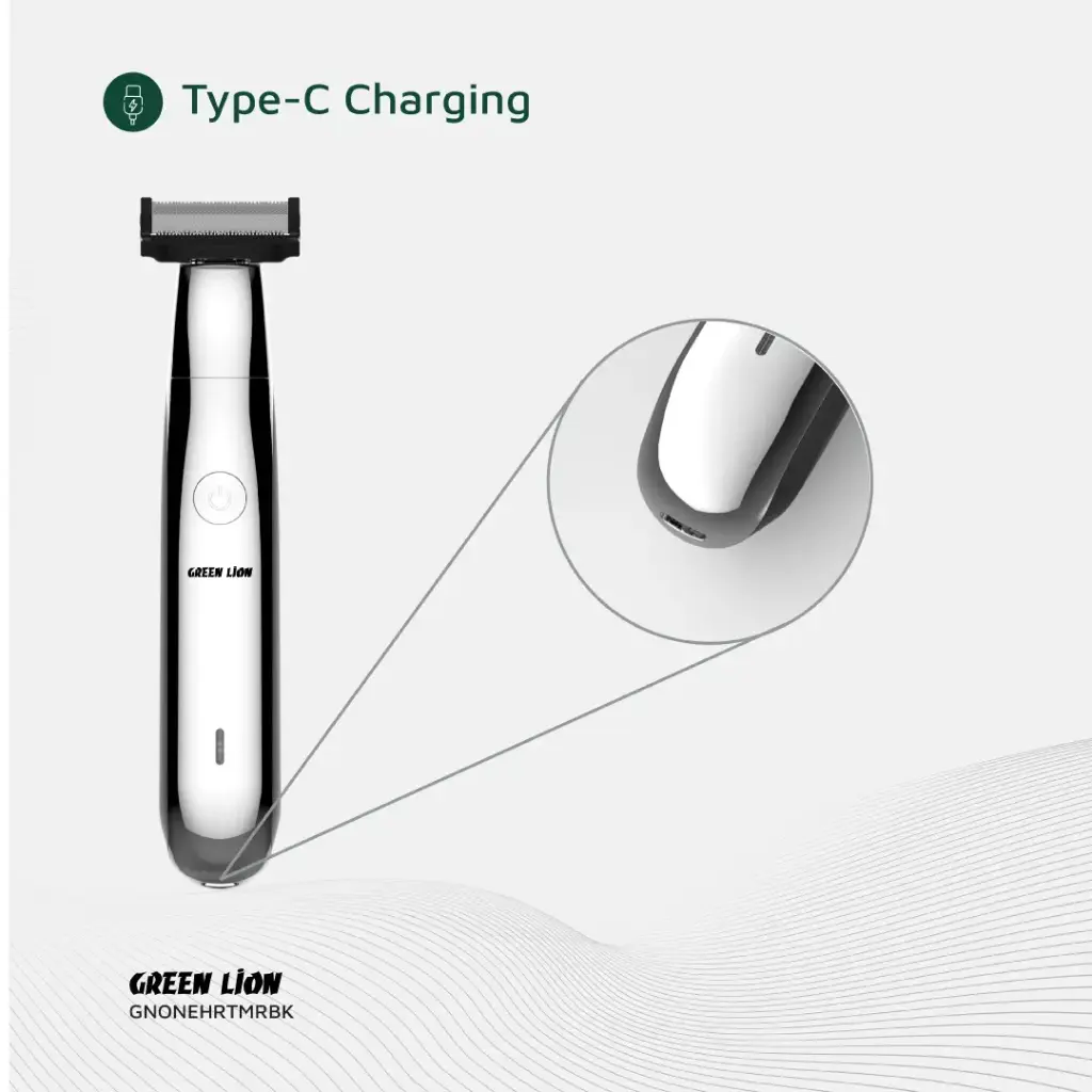 GREEN LION ONE BLADE PRO HAIR TRIMMER BLACK GNONEHRTMRBK - Image 8