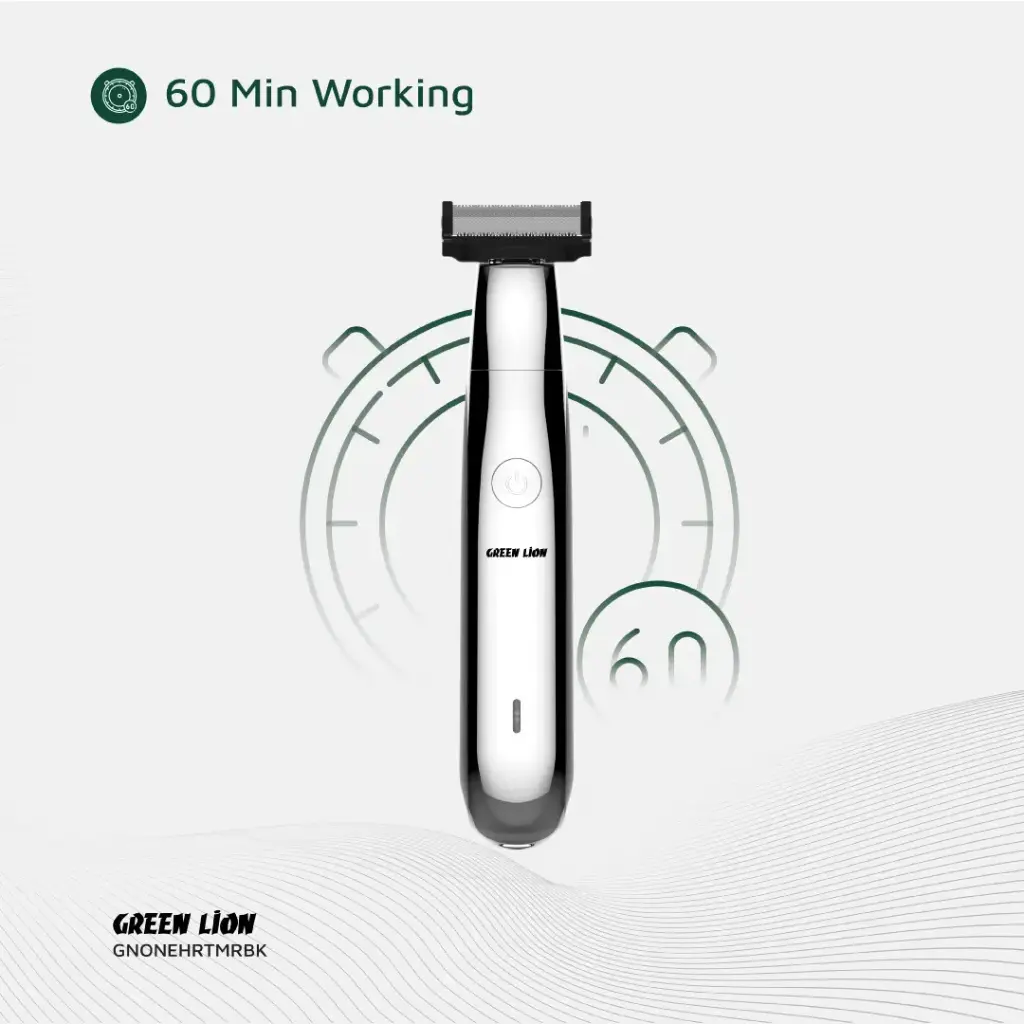 GREEN LION ONE BLADE PRO HAIR TRIMMER BLACK GNONEHRTMRBK - Image 6