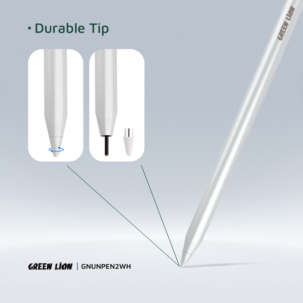 GREEN LION UNIVERSAL PENCIL 2 WHITE GNUNPEN2WH - Image 4