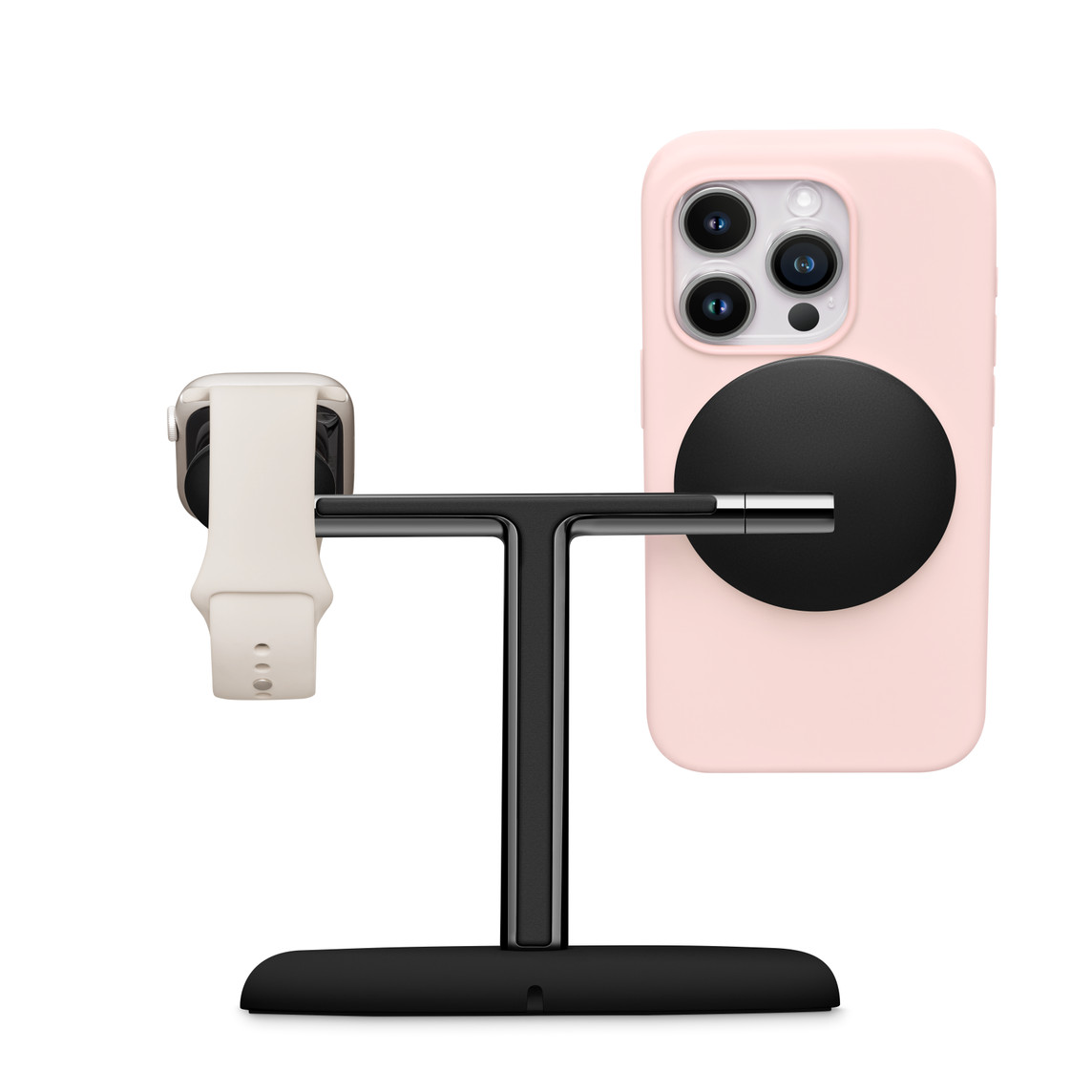 BELKIN BOOST CHARGE PRO 15W 3 IN 1 WIRELESS CHARGING STAND WITH MAGSAFE BLACK WIZ032MYBK - Image 2