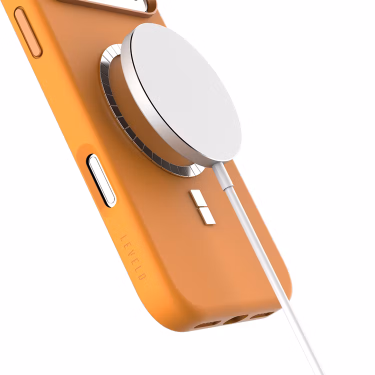LEVELO IRIS IPHONE 17 PRO MAX MAGSAFE LIQUID SILICONE CASE ORANGE LVLIRISM17MORG - Image 2