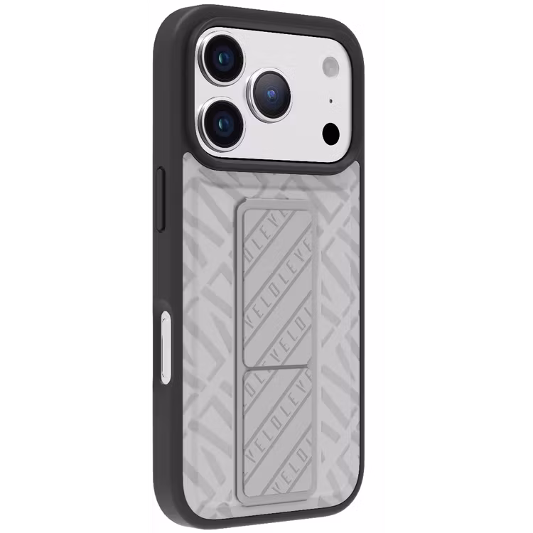 LEVELO MORPHIX CUERO IPHONE 17 PRO MAX GRIPSTAND CASE CLOUD GREY LVLMRPCGIP17PMCGY - Image 6