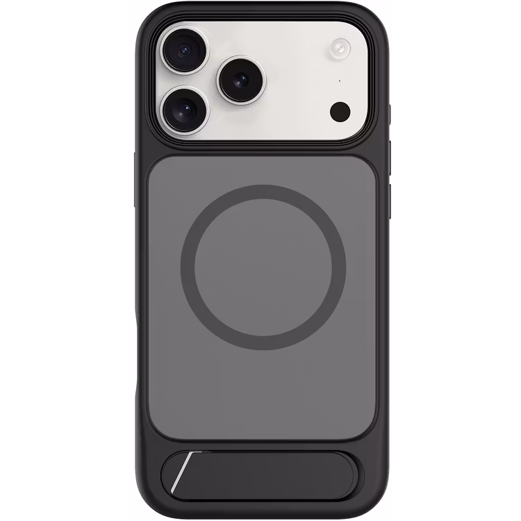 LEVELO MATTEO IPHONE 17 PRO MAX HYBRID KICKSTAND CASE BLACK LVLMTO17PMBK - Image 5