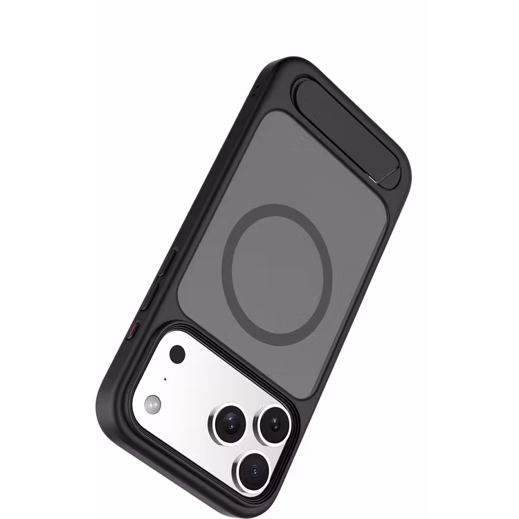 LEVELO MATTEO IPHONE 17 PRO MAX HYBRID KICKSTAND CASE BLACK LVLMTO17PMBK - Image 6