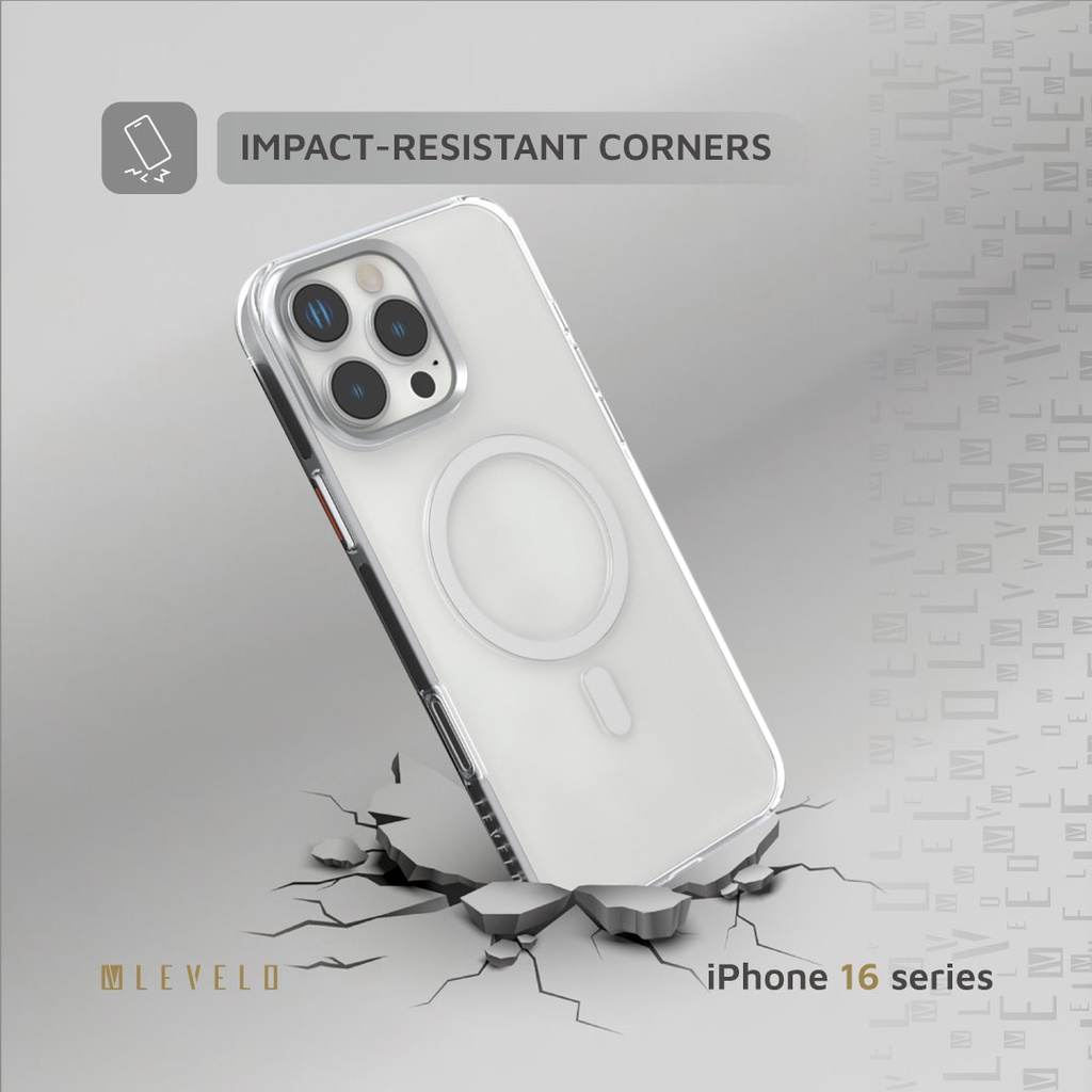 LEVELO ALLURE IPHONE 17 PRO PC HARD CASE TRANPARENT LVLALLRPC17PTR - Image 6