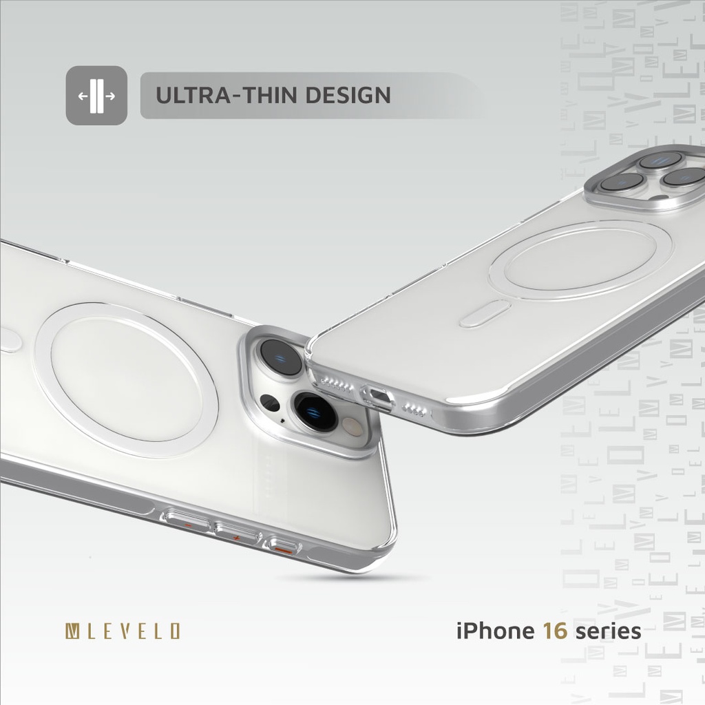 LEVELO ALLURE IPHONE 17 PRO PC HARD CASE TRANPARENT LVLALLRPC17PTR - Image 9