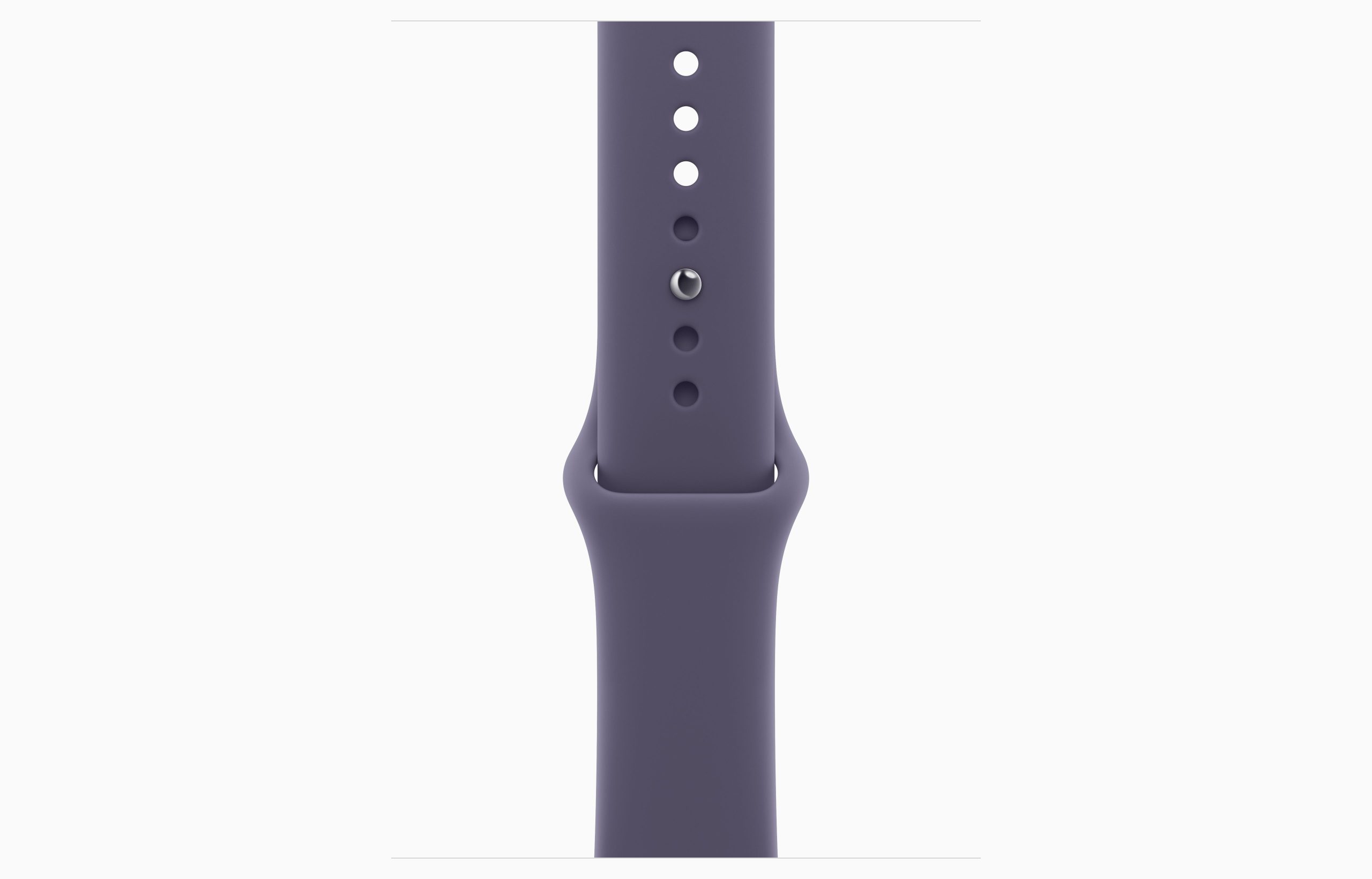 APPLE WATCH SERIES 11 GPS 42MM 2025 SILVER ALUMINIUM CASE WITH PURPLE FOG SPORT BAND - M/L MEU74 - Image 2