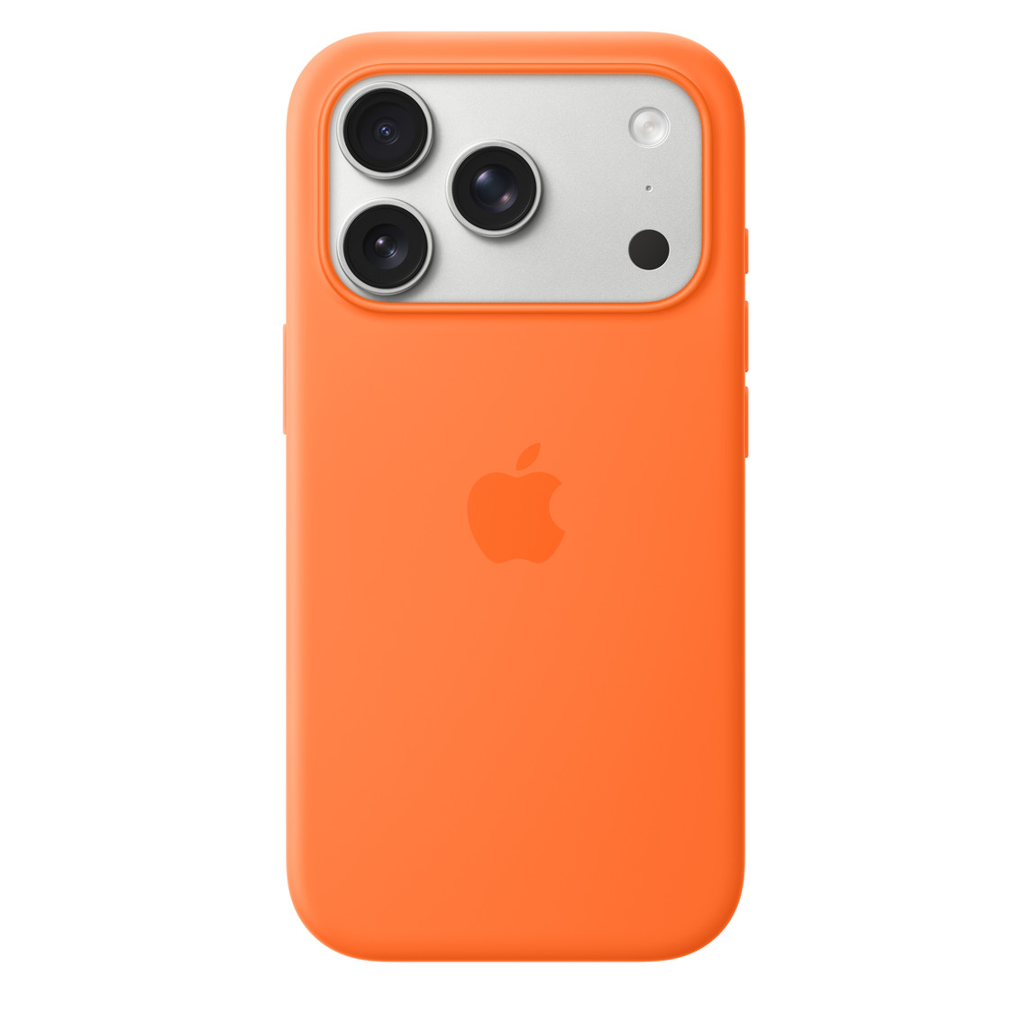 APPLE IPHONE 17 PRO SILICONE CASE WITH MAGSAFE ORANGE MGFE4 - Image 4