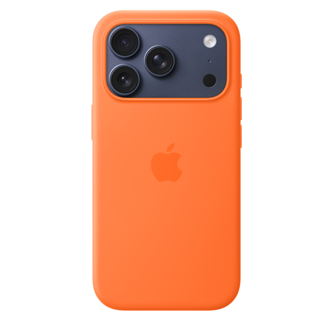 APPLE IPHONE 17 PRO SILICONE CASE WITH MAGSAFE ORANGE MGFE4 - Image 3