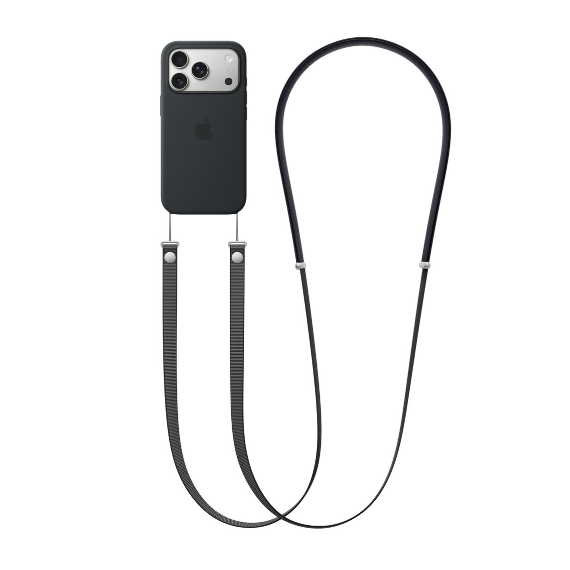 APPLE IPHONE CROSSBODY STRAP BLACK MGGL4 - Image 2