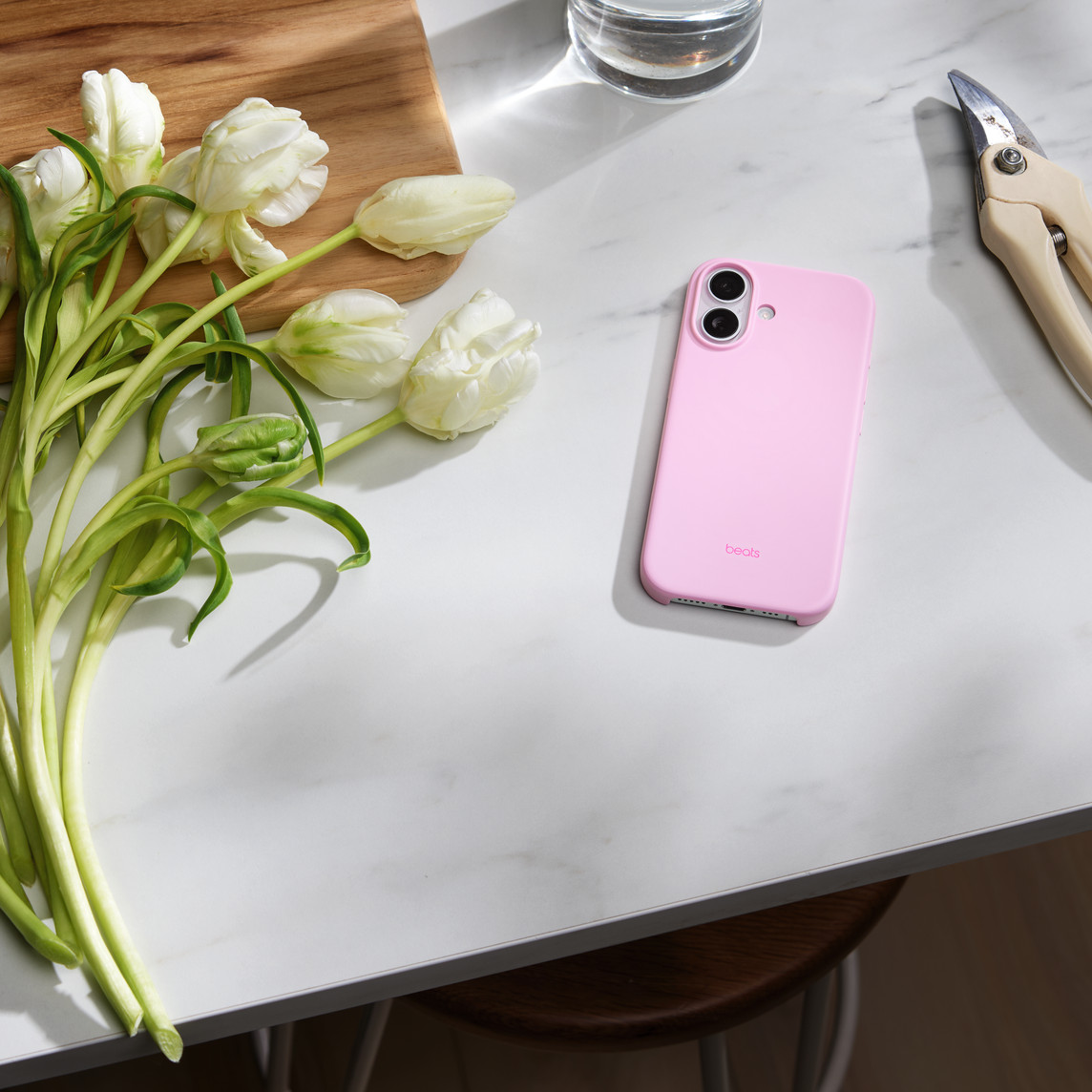 BEATS IPHONE 17 CASE WITH MAGSAFE AND CAMERA CONTROL PEBBLE PINK MGK44 - Image 2