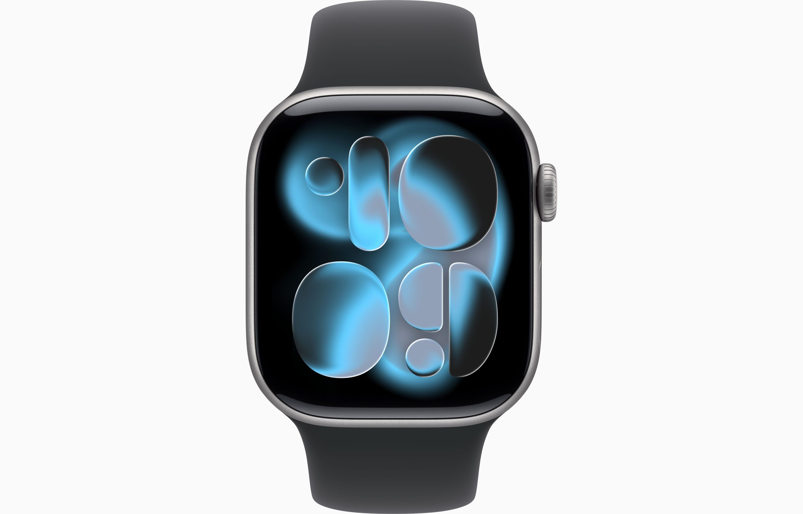 APPLE WATCH SERIES 11 GPS 42MM 2025 SPACE GREY ALUMINIUM CASE WITH BLACK SPORT BAND - M/L MEQX4 - Image 2