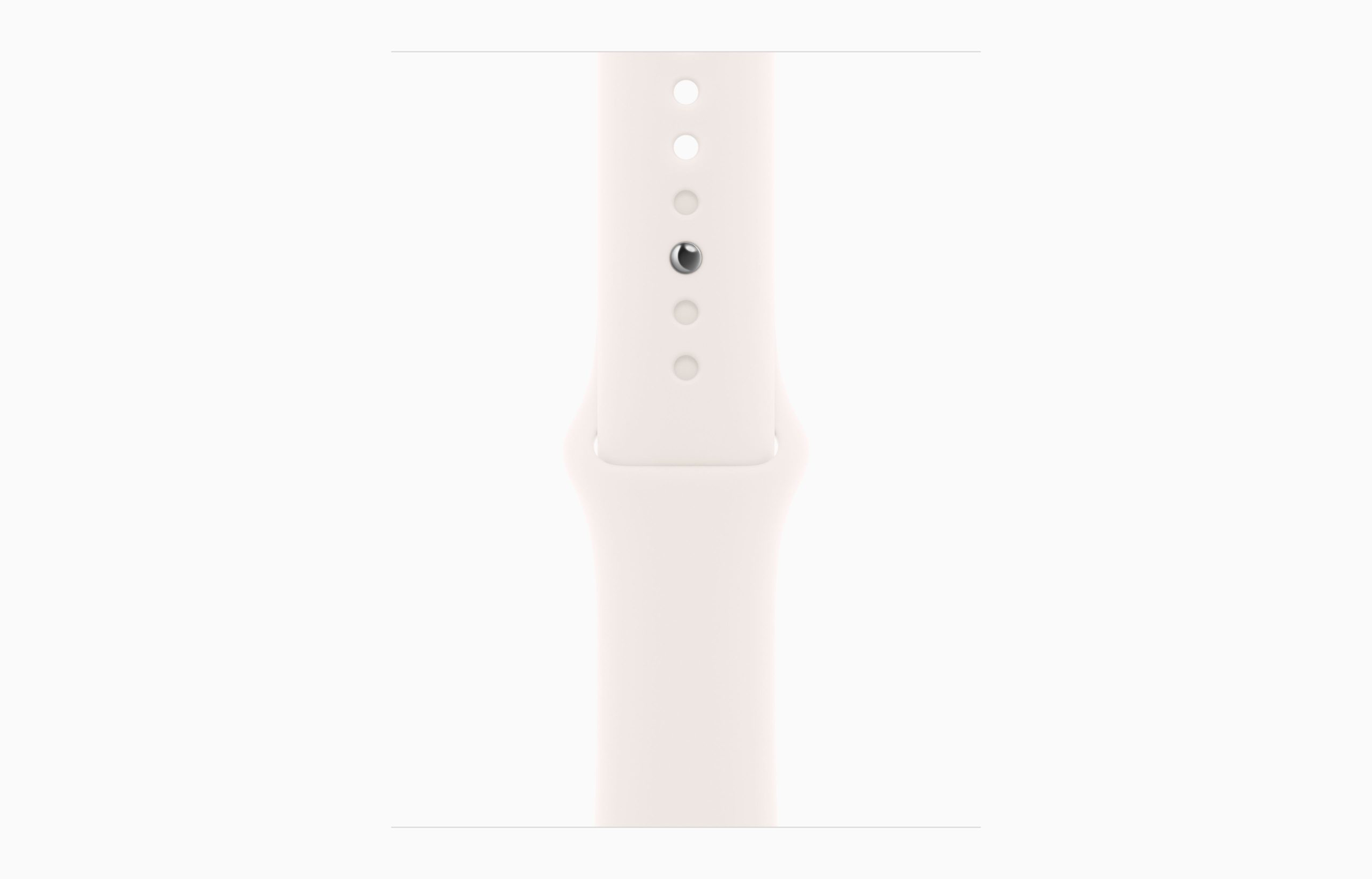 APPLE WATCH SERIES 11 GPS 42MM 2025 ROSE GOLD ALUMINIUM CASE WITH LIGHT BLUSH SPORT BAND - M/L MEU44 - Image 2