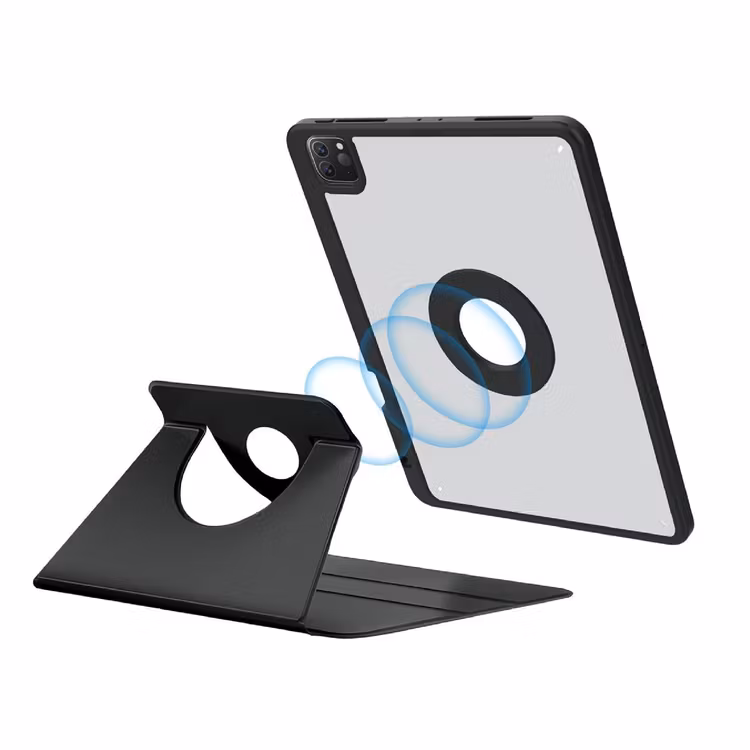 GREEN LION IPAD PRO 11 INCH TRANSPARENT FOLIO CASE BLACK GNTPFLIPDC11BK - Image 3
