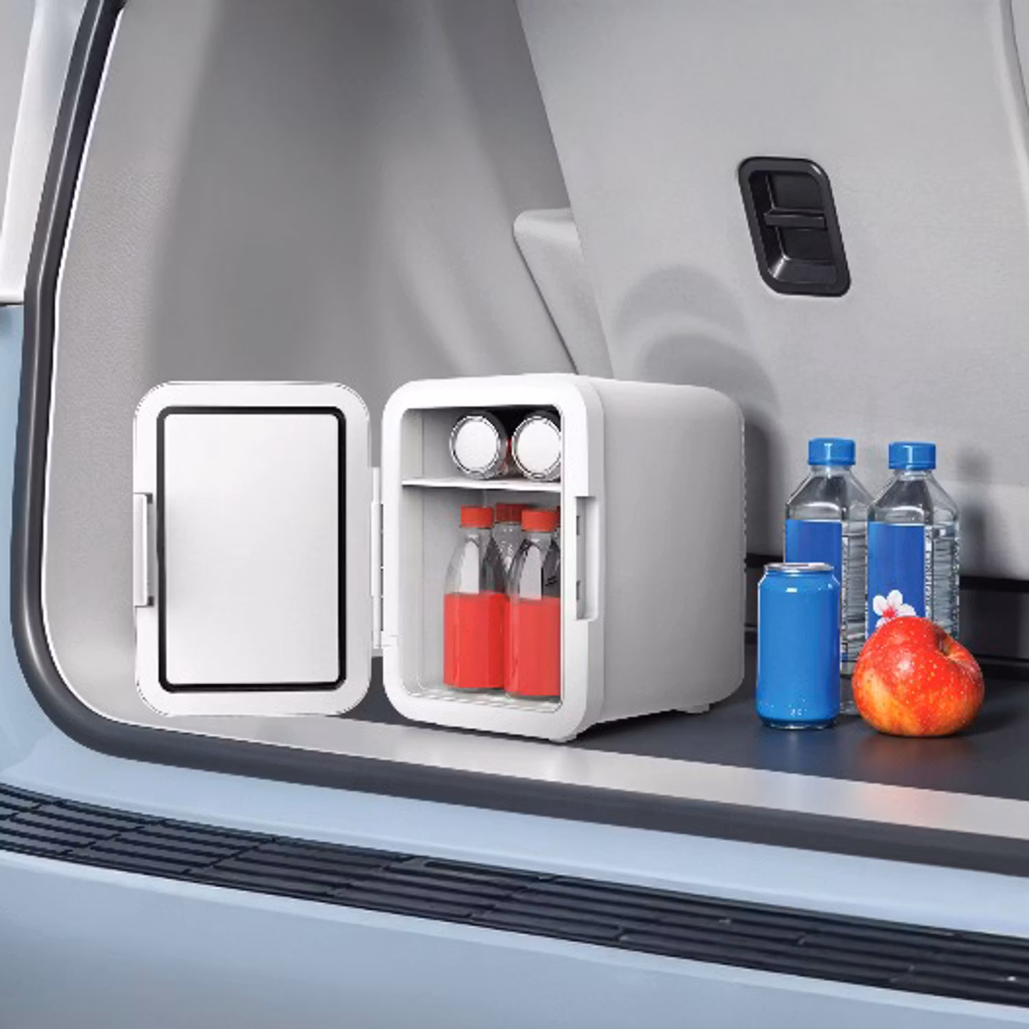 PORODO LIFESTYLE ECHOCHILL 4L MINI COOLING FRIDGE WHITE PDLFST4LMFWH - Image 9