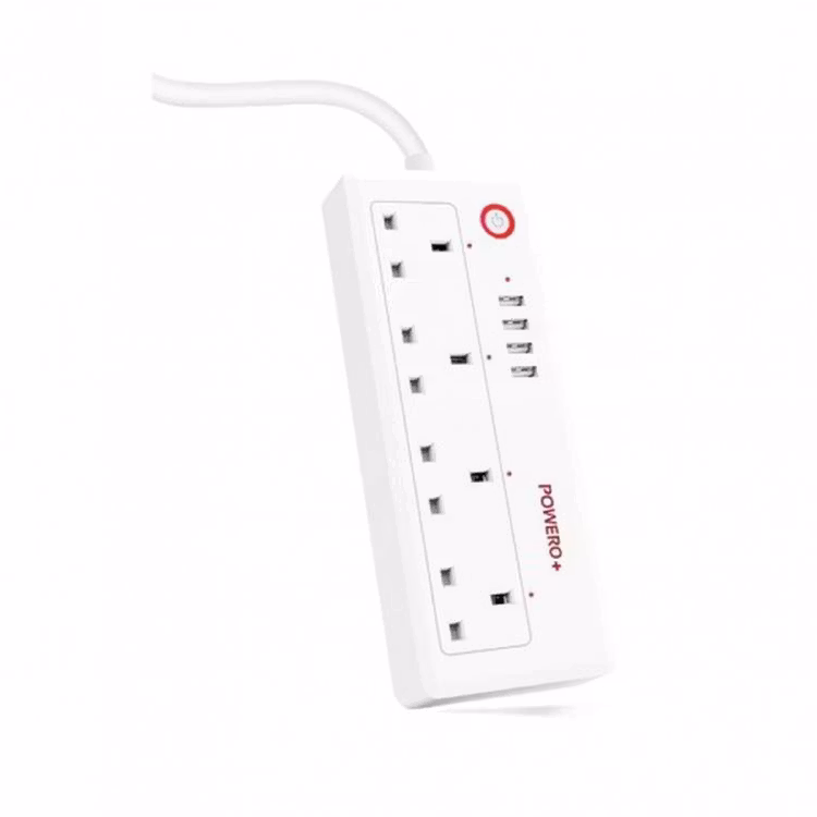 POWEROPLUS SMART POWER STRIP WITH 20W PD WHITE PR-PSS4UKPD - Image 2