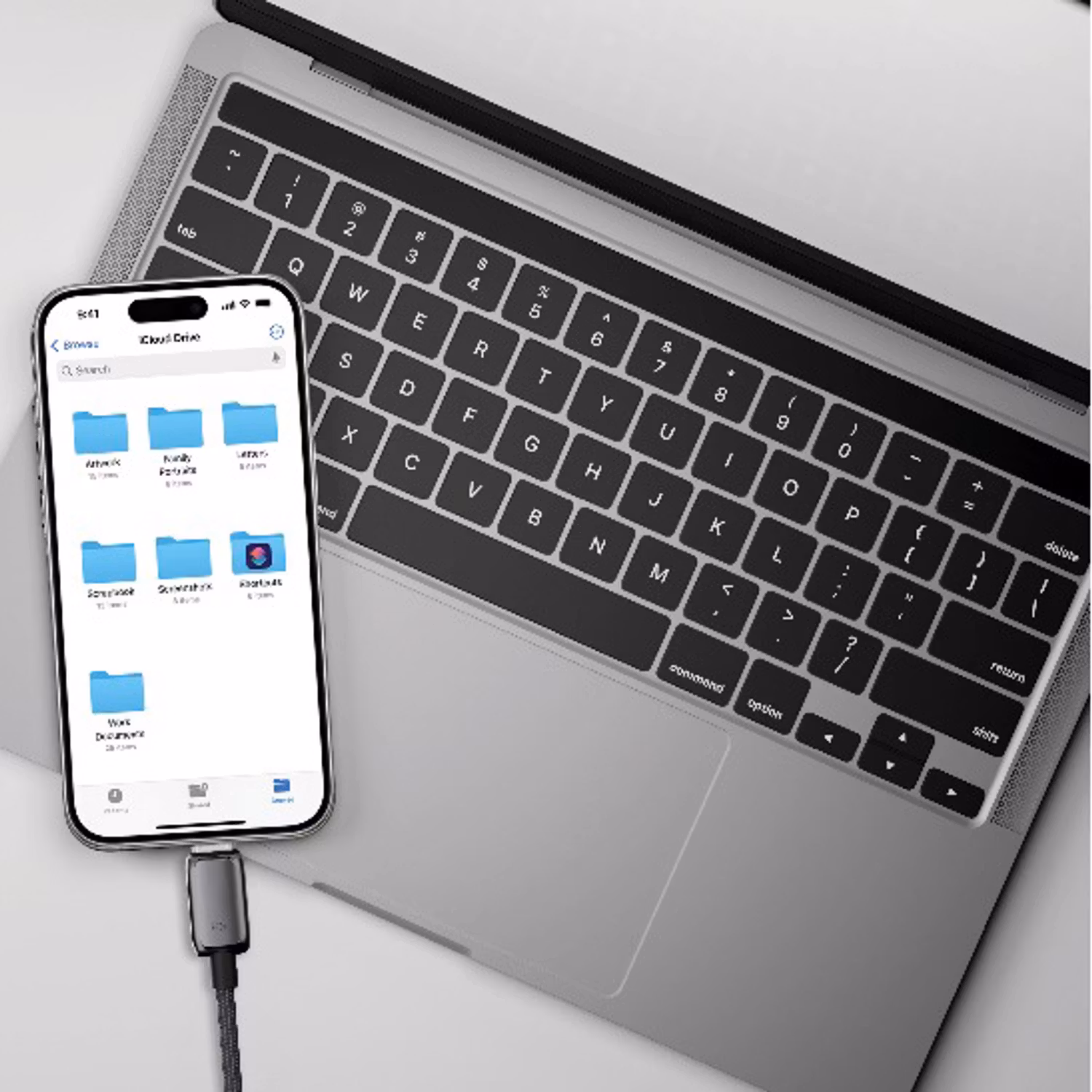 POWEROLOGY ZINCO SERIES 240W USB C CABLE 1M DARK GREY PWDC240DGY - Image 2