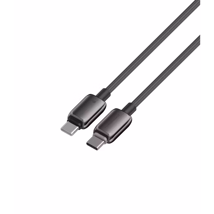 POWEROLOGY ZINCO SERIES USB C TO USB C PD60W CHARGING CABLE 1M GRAY PWDC60DGY - Image 3
