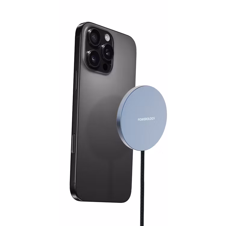 POWEROLOGY ELERO MAGNETIC WIRELESS CHARGER GREY PWMWCV28GY - Image 3