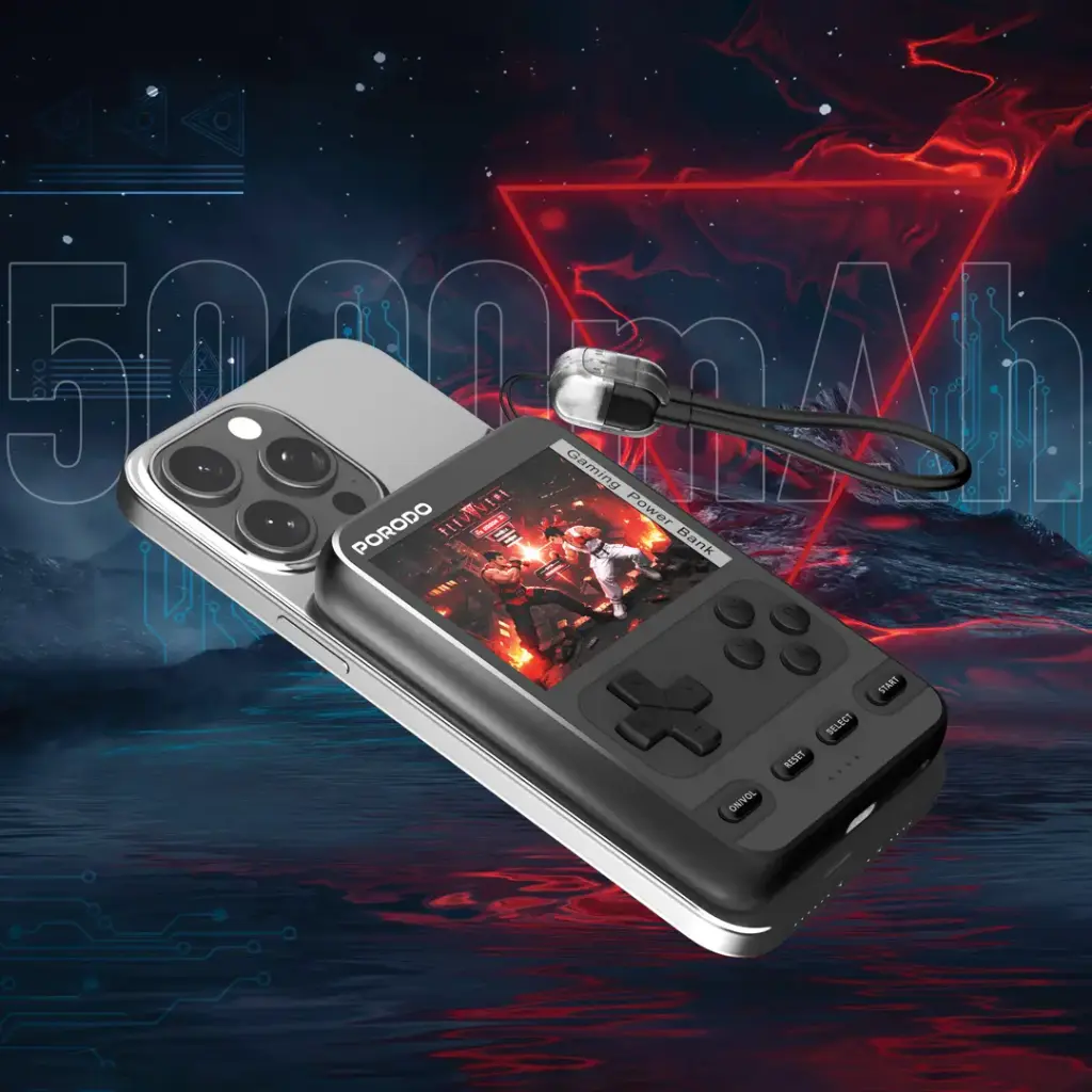 PORODO ARCADEVOLT 5000MAH MAGSAFE POWERBANK BLACK PBPBXH003BK - Image 5