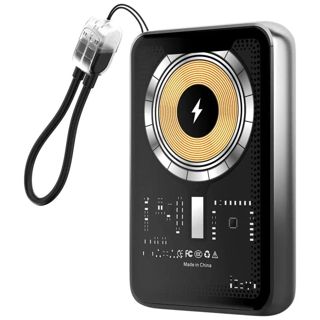 PORODO ARCADEVOLT 5000MAH MAGSAFE POWERBANK BLACK PBPBXH003BK - Image 3