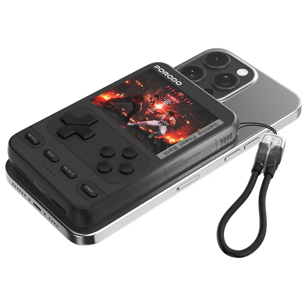 PORODO ARCADEVOLT 5000MAH MAGSAFE POWERBANK BLACK PBPBXH003BK - Image 2
