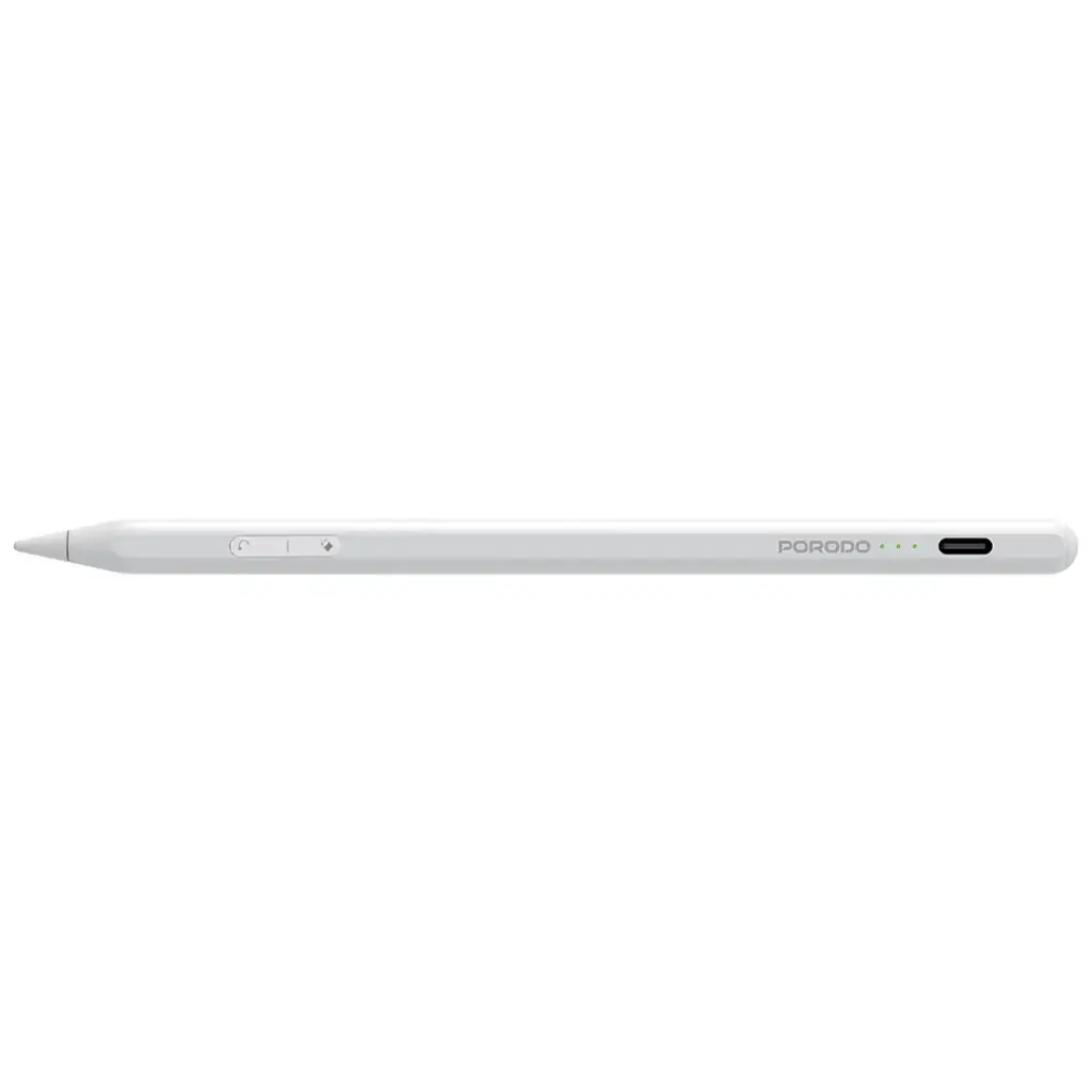 PORODO MAGNETIC PEN FOR IPAD COMPATIBLE WITH 2018 TO 2024 MODELS WHITE PDWKZP027WH - Image 2