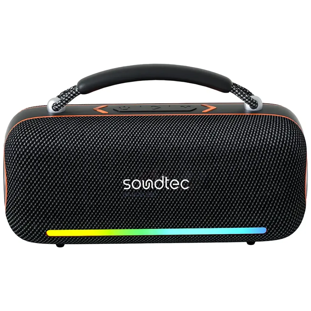 PORODO SOUNDTECH SONIFY PORTABLE WIRELESS SPEAKER BLACK PDSTBTSH9BK - Image 3