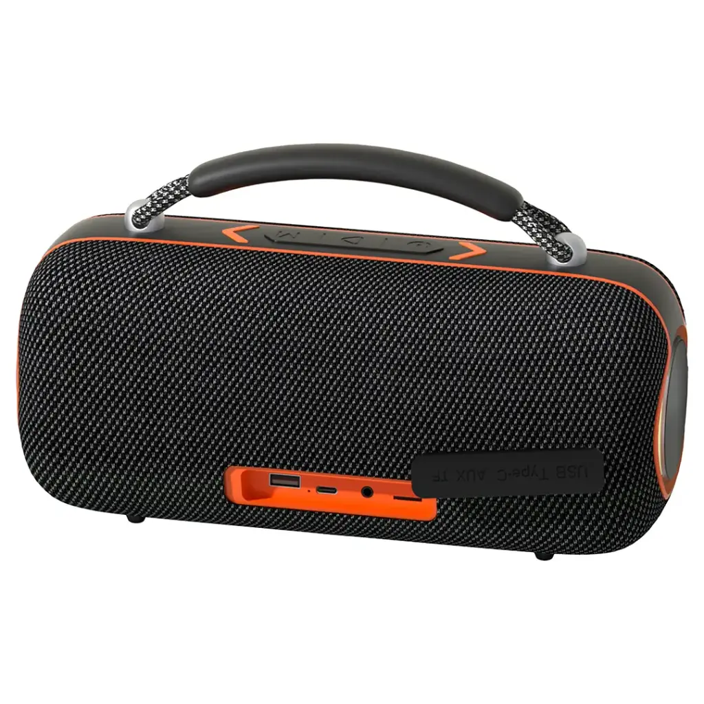 PORODO SOUNDTECH SONIFY PORTABLE WIRELESS SPEAKER BLACK PDSTBTSH9BK - Image 4