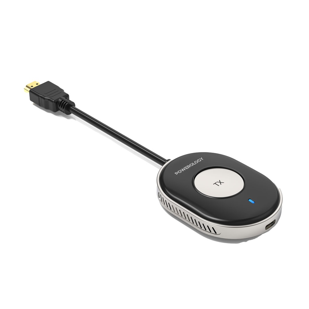 POWEROLOGY WIRELESS HDMI DIRECT MOBILE STREAMING AUDIO & VIDEO BLACK PHDMTRBK - Image 3
