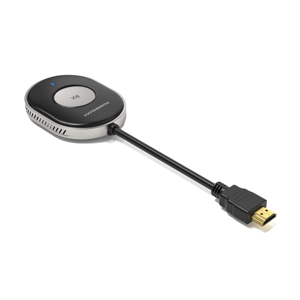 POWEROLOGY WIRELESS HDMI DIRECT MOBILE STREAMING AUDIO & VIDEO BLACK PHDMTRBK - Image 2