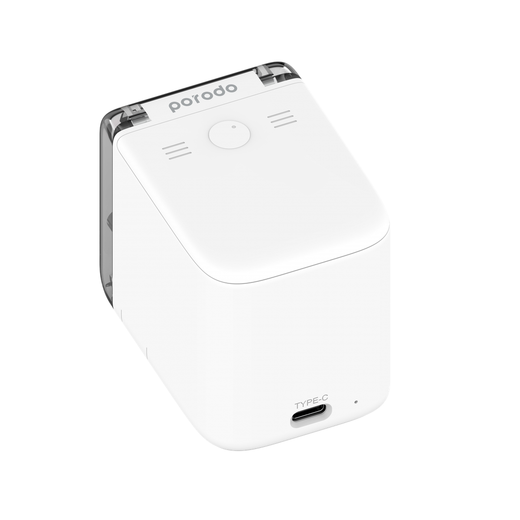 PORODO LIFESTYLE PORTABLE HANDHELD PRINTER 850MAH WHITE - Image 2