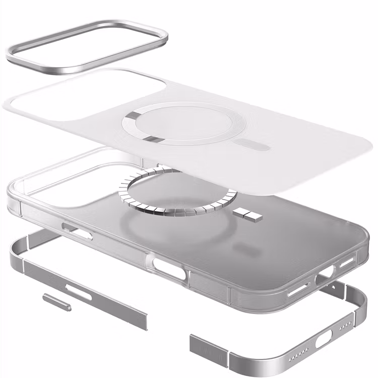 LEVELO OPULIS IPHONE 17 PRO MAX MAGSAFE FROSTED CASE SILVERSTONE LVLOPU17PMSLST - Image 2
