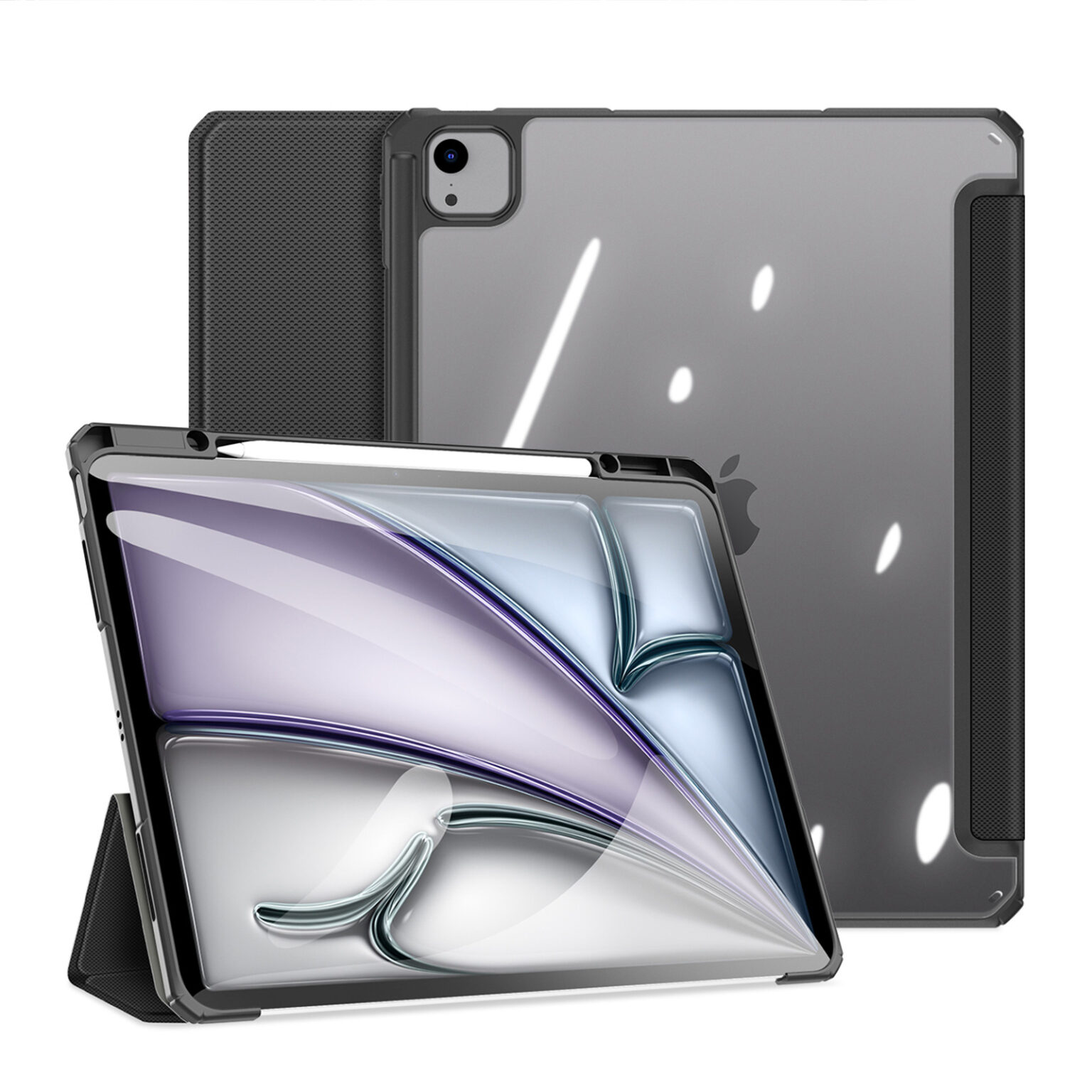 DUXDUCIS IPAD AIR 13/ IPAD PRO 12.9 TOBY SERIES CASE BLACK TOBY-0201 - Image 2