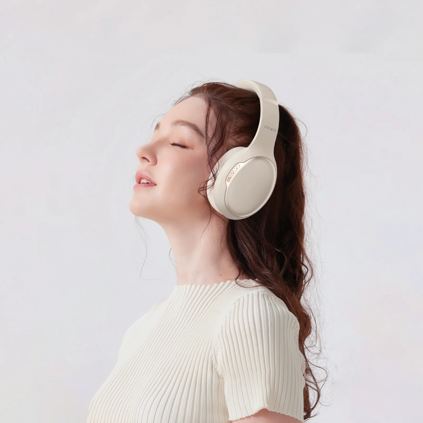 PAWA INFINITE ANC WIRELESS NOISE CANCELLING HEADPHONE CREAM PW-HFIAN165-CR - Image 2