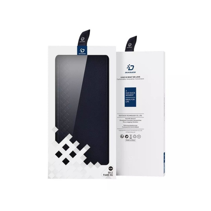 DUXDUCIS SAMSUNG Z FOLD 7 BRIL SERIES WITH PEN SLOT MAGNETIC CASE BLUE BRIL0080 - Image 3