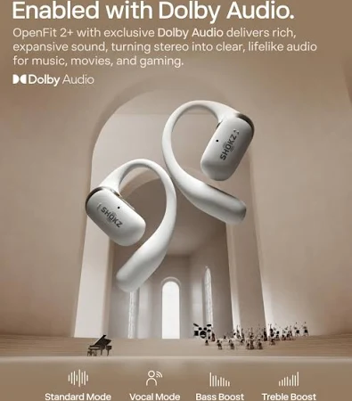 AFTERSHOKZ OPENFIT 2+ OPEN EAR TRUE WIRELESS EARBUDS GREY T921 - Image 9