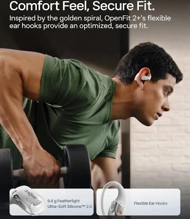 AFTERSHOKZ OPENFIT 2+ OPEN EAR TRUE WIRELESS EARBUDS GREY T921 - Image 5